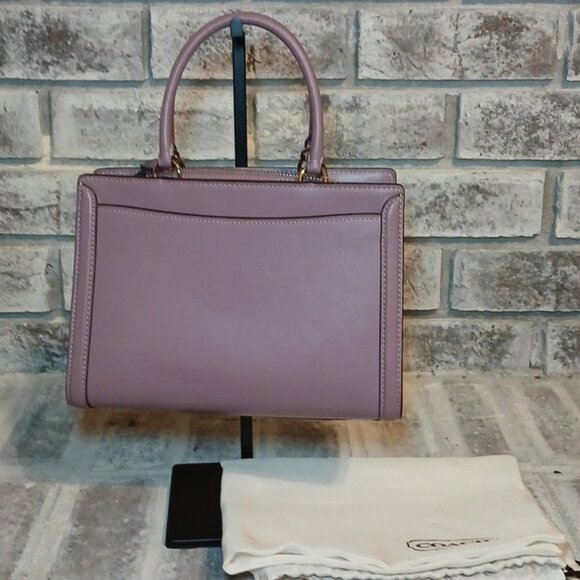 Coach Zoe "Jasmine" Satchel – Lavender Leather | NWT + Dust Bag - Picture 2 of 4